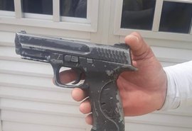 Assaltante é baleado na perna pela polícia após tentativa de fuga no Poço