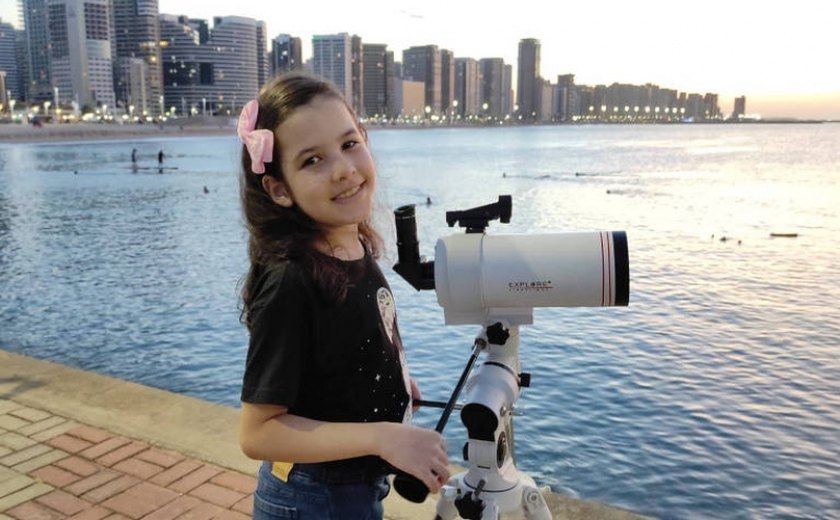 Alagoana de 8 anos pode ser a mais jovem caçadora de asteróides do  mundo