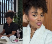 Natália Deodato, ex-BBB, retoma trabalho como manicure e mostra rotina intensa