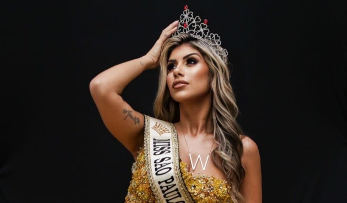 Wendy Dantas chega em Curitiba para participar do Miss Brasil de Las Américas