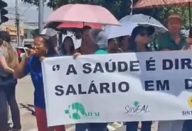 Greve no Hospital Veredas completa duas semanas com salários atrasados desde agosto