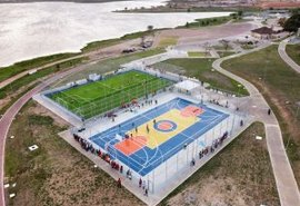 Lago de Perucaba recebe projeto de requalificação e ganha outras modernas quadras poliesportivas