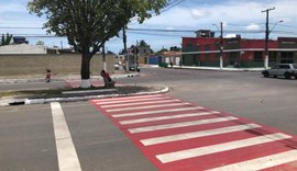 Bairros da parte alta recebem melhorias na sinalização