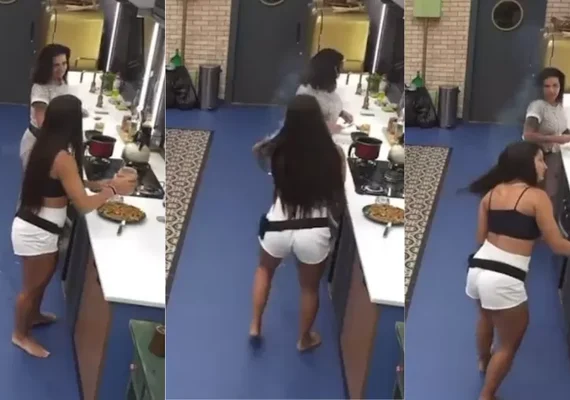 ' A Fazenda 13': Marina Ferrari coloca fogo em seu cabelo