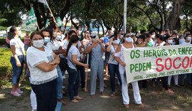 Trabalhadores da saúde protestam contra nova jornada sem folga