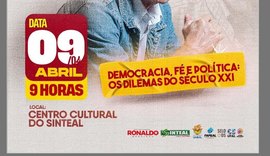 Frei Betto fala sobre democracia, fé e política em palestra nesta quinta em Maceió