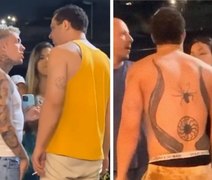 MC Daniel é agredido por homem com tatuagem neonazista; veja o vídeo