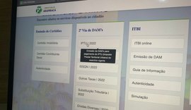 Arapiraca: guia de pagamento do IPTU já pode ser emitida online