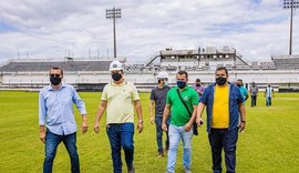 Estádio municipal passa por melhorias em sua estrutura para receber o campeonato estadual