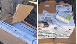 Caminhão com carga de produtos hospitalares roubados é apreendido em Alagoas