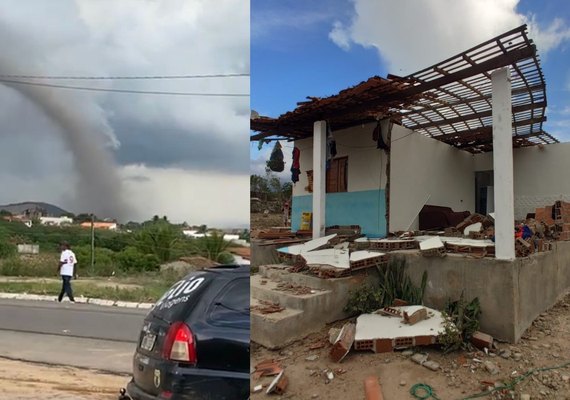 VÍDEO: ''tornado'' provoca estragos em interior alagoano