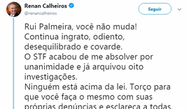 Ataque de Rui Palmeira a Renan Calheiros é visto como ato de desespero