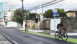 Gruta e Serraria ganham faixa compartilhada para ciclistas e cadeirantes