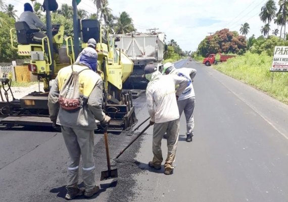 Obras de recuperação das rodovias em Campestre e Maragogi avançam