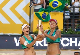 Brasil é campeão mundial de vôlei de praia com Duda e Ana Patrícia