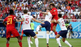 Bélgica abre o placar contra a Inglaterra