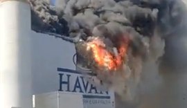 Incêndio de grande proporção atinge loja da Havan; veja o vídeo