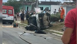 Capotamento deixa uma pessoa ferida em Rio Largo