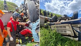 Motorista é resgatado após acidente grave na BR-101 em Novo Lino