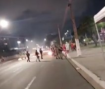 Moradores da Grota do Cigano protestam após ﻿Ação da PM durante festa para crianças