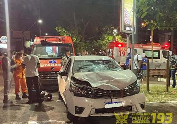 Grave acidente entre carro e moto gera óbito