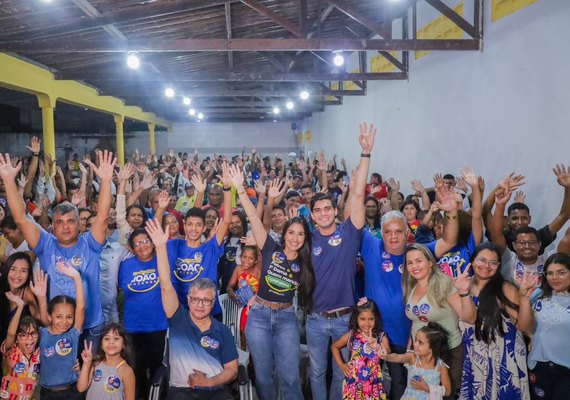 Juventude lota evento em Rio Largo e declara apoio a João Catunda