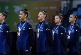 Joelma embala conquistas de ouro do Brasil no pan-americano de ginástica rítmica
