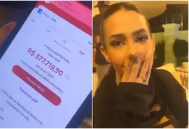 Gabi Brandt explica fatura de cartão de R$ 377 mil: 'não gasto isso todo mês'