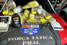 Homem é preso com mais de 22kg de maconha no Benedito Bentes