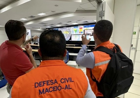 Defesa Civil de Maceió conhece novo Sistema Nacional de Alerta com notificações em Smart TVs