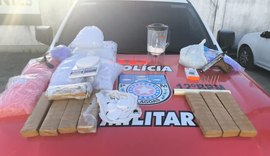PM desarticula refinaria de cocaína e apreende drogas em Rio Largo