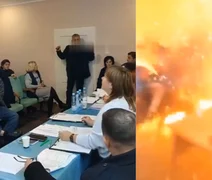 VEJA: Deputado ucraniano explode granadas na prefeitura e deixa 1 morto e mais de 20 feridos