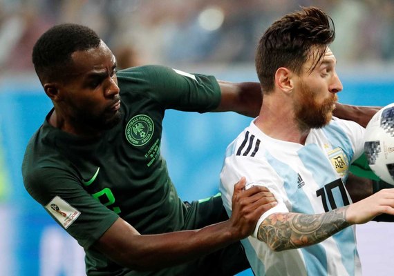 Nigéria vai eliminando a Argentina da Copa do Mundo