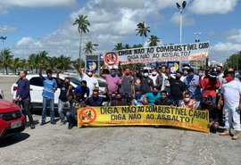 Protesto contra aumento no valor dos combustíveis trava Fernandes Lima