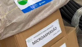 Agricultores do Litoral de AL recebem kits de irrigação para produção no campo