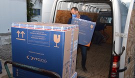 Alagoas recebe mais 85.870 doses de vacinas contra a Covid-19
