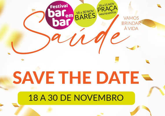 Maceió realiza 15ª edição do Festival Bar a Bar no dia 18 de novembro