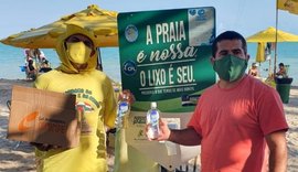 IMA doa 250 litros de álcool  para ambulantes da orla de Maceió