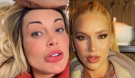 Andressa Urach joga a real sobre fotos sensuais de Virginia: 'Alguém avisa...'