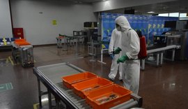 Aeroporto de Maceió passa por desinfecção devido a voos previstos para julho