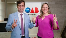 Vagner Paes e Natália Von Sohsten assumem presidência da OAB/AL em 1º de janeiro