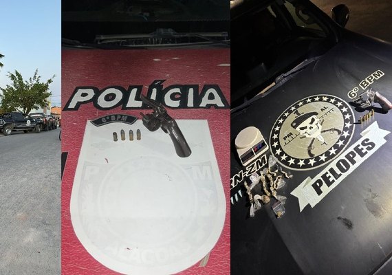 Três suspeitos de tráfico morrem em confronto com a PM em Alagoas