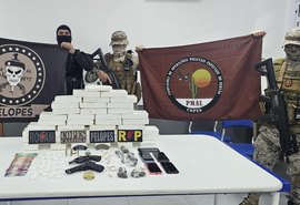 Operação policial prende cinco pessoas e apreende 40 kg de cocaína em Santana do Ipanema