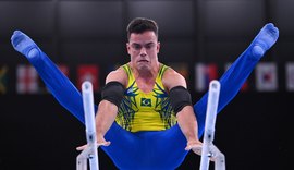 Caio Souza é ouro nas barras paralelas em etapa da Copa do Mundo