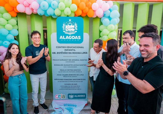 Governador Paulo Dantas inaugura em Anadia mais uma Creche Cria