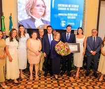 Marluce Caldas, ministra do STJ, recebe título de Cidadã Honorária de Maceió
