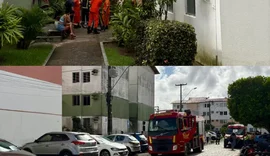 Incêndio mobiliza Bombeiros em condomínio no Antares, em Maceió