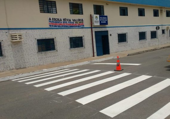 Prefeitura de Maceió segue com trabalhos de sinalização das vias