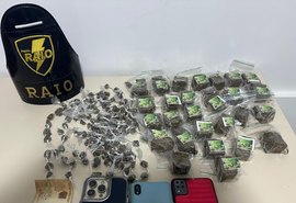 Polícia Militar apreende armas, drogas e celulares utilizados no tráfico