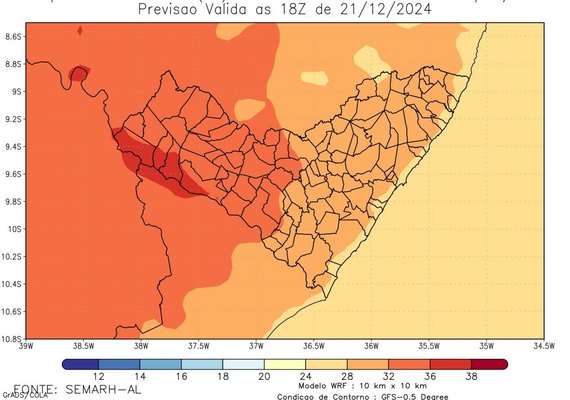 Verão 2024/2025 em Alagoas deve ser de altas temperaturas e chuvas abaixo da média